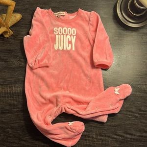 Pink Juicy Couture onesie!